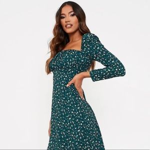 NWT I Saw It First Floral Midi Dress